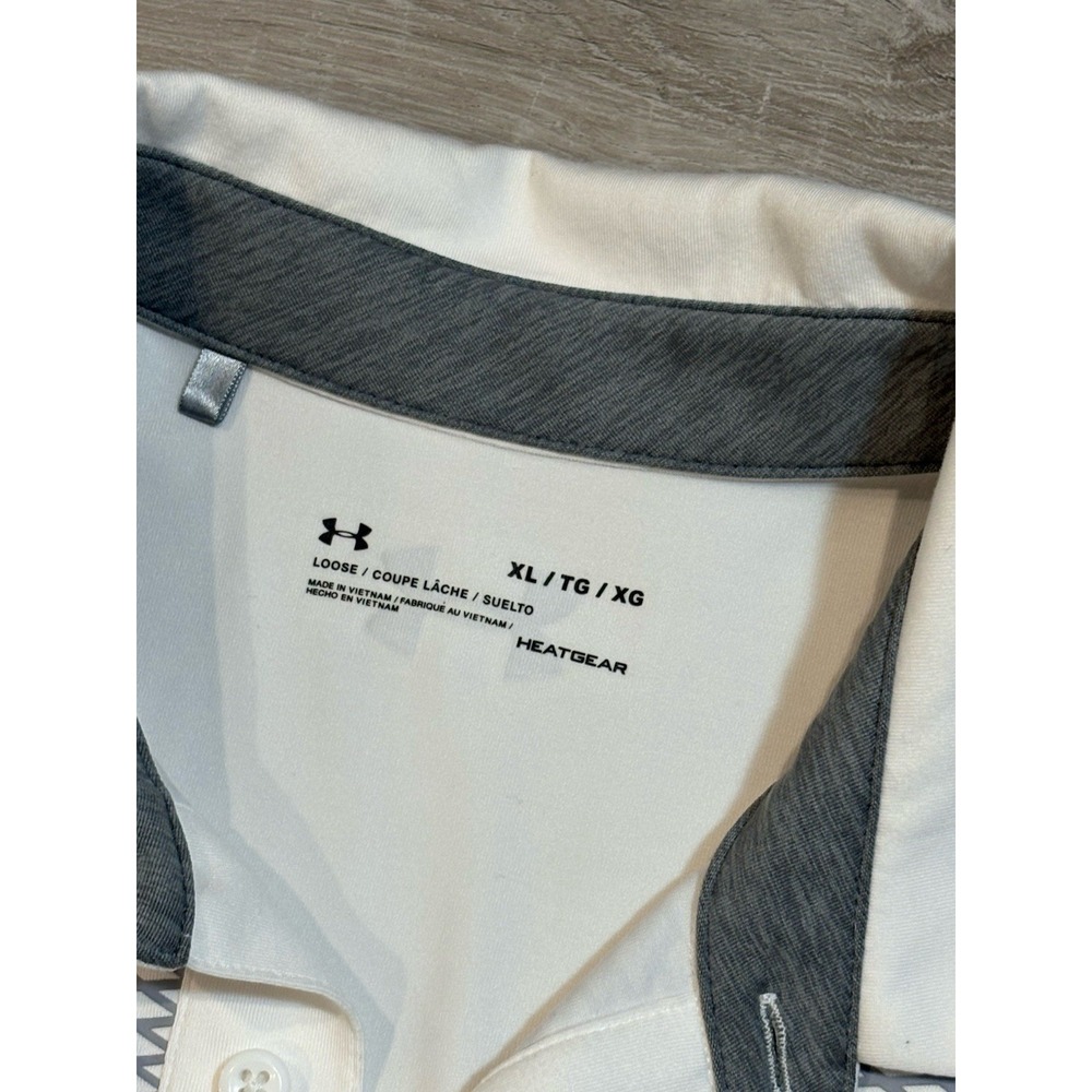 Under Armour Heat Gear Loose Playoff Golf Polo Shirt‎ Size XL - Picture 4 of 6
